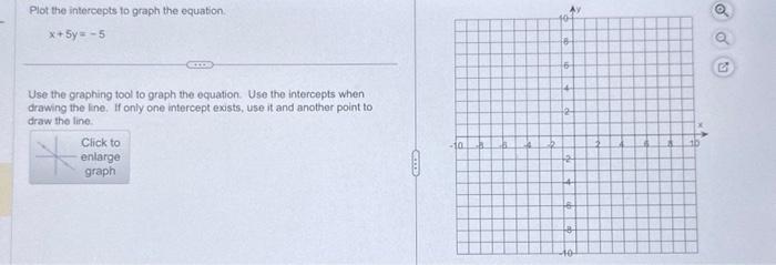 use intercepts to graph the linear equation $3 x 5 y