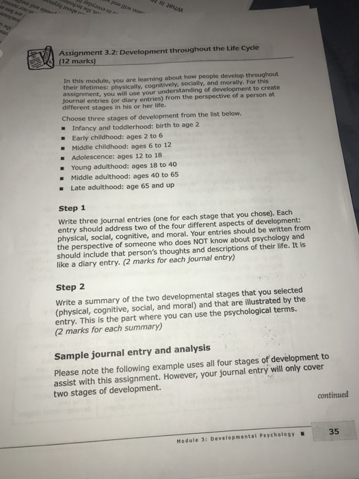 Solved Pour Pure A Yaq Buyanoge Seum Assignment 3 2 Deve Chegg Com