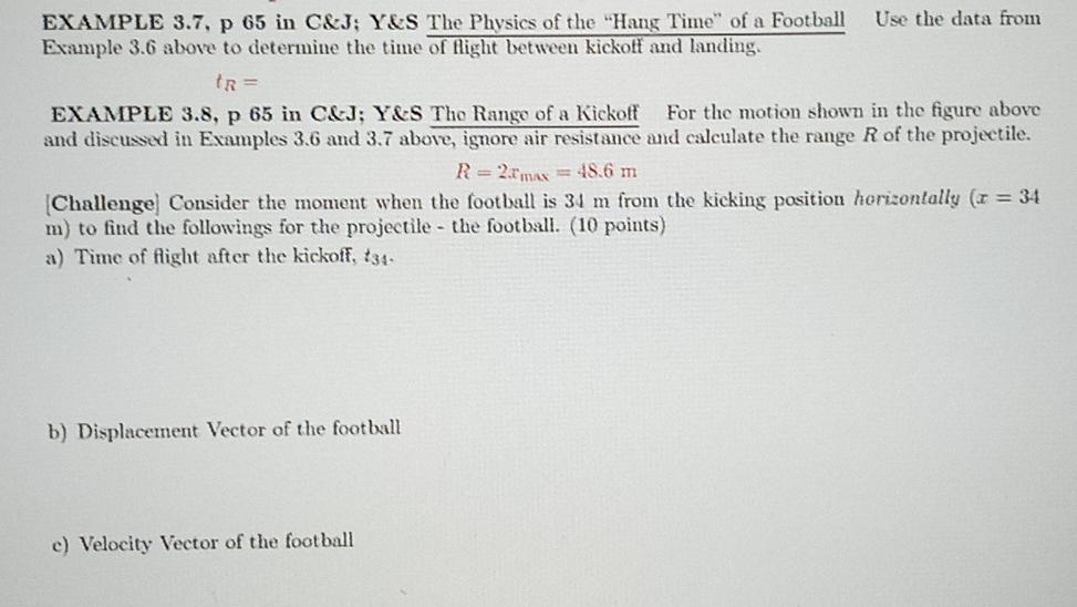 Solved 1 PHYS2113: General Physics I - WS24: Projectile | Chegg.com