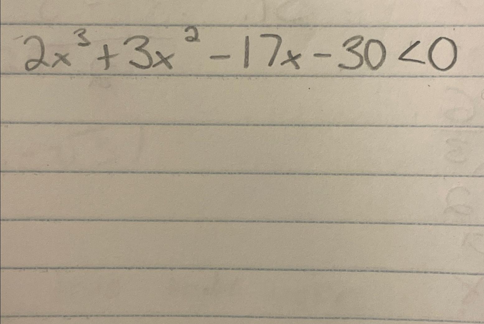 5x 3 2x 2x2 2x2 7x 17