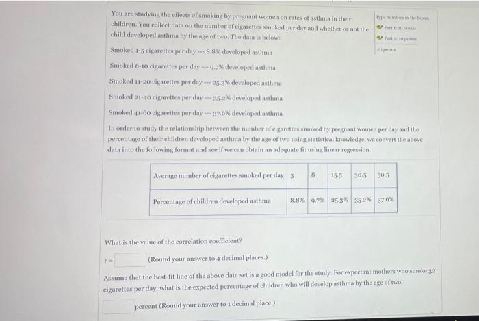 Solved Given The Following Summary Statistics, Determine The | Chegg.com