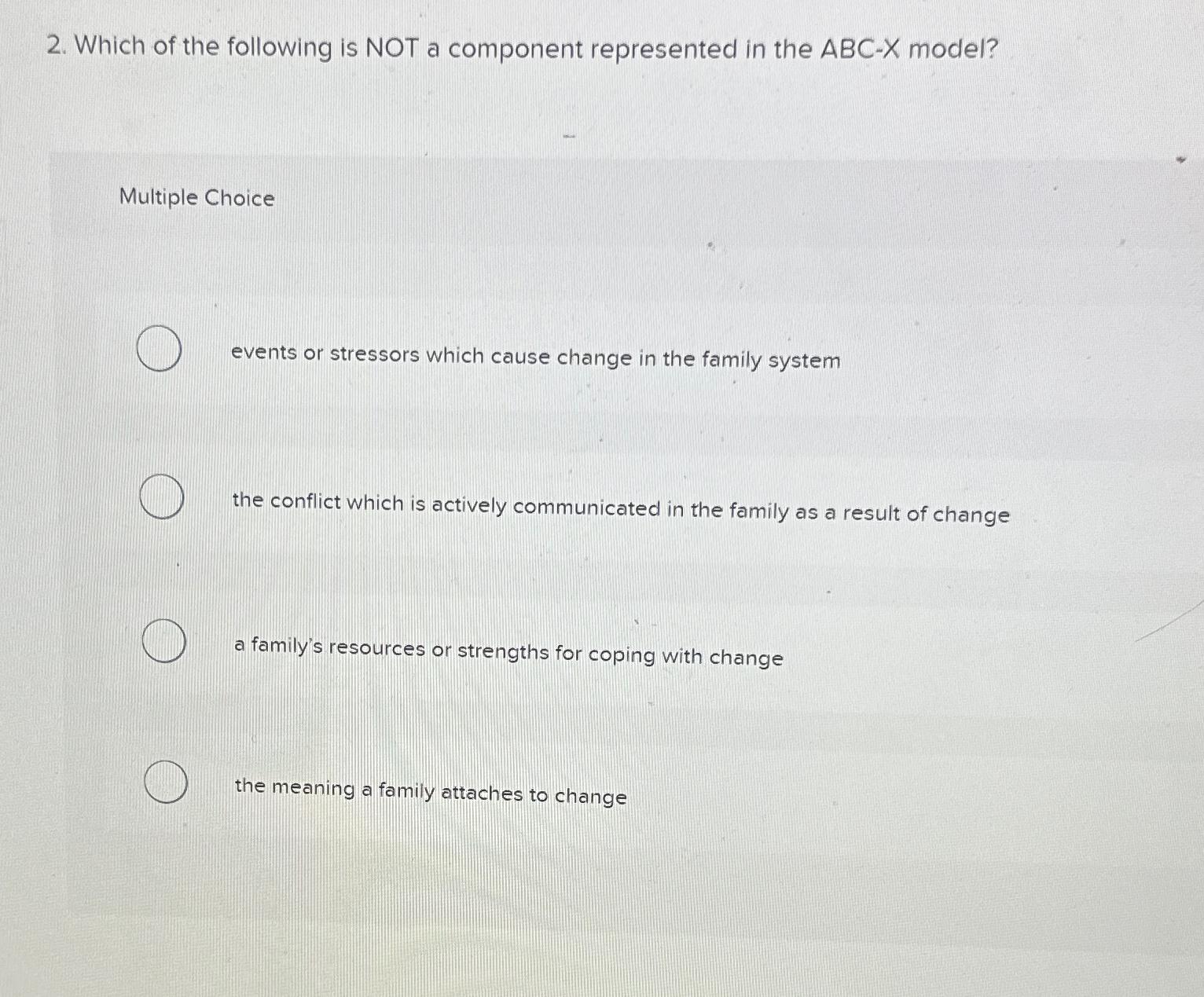 Solved Which of the following is NOT a component represented | Chegg.com