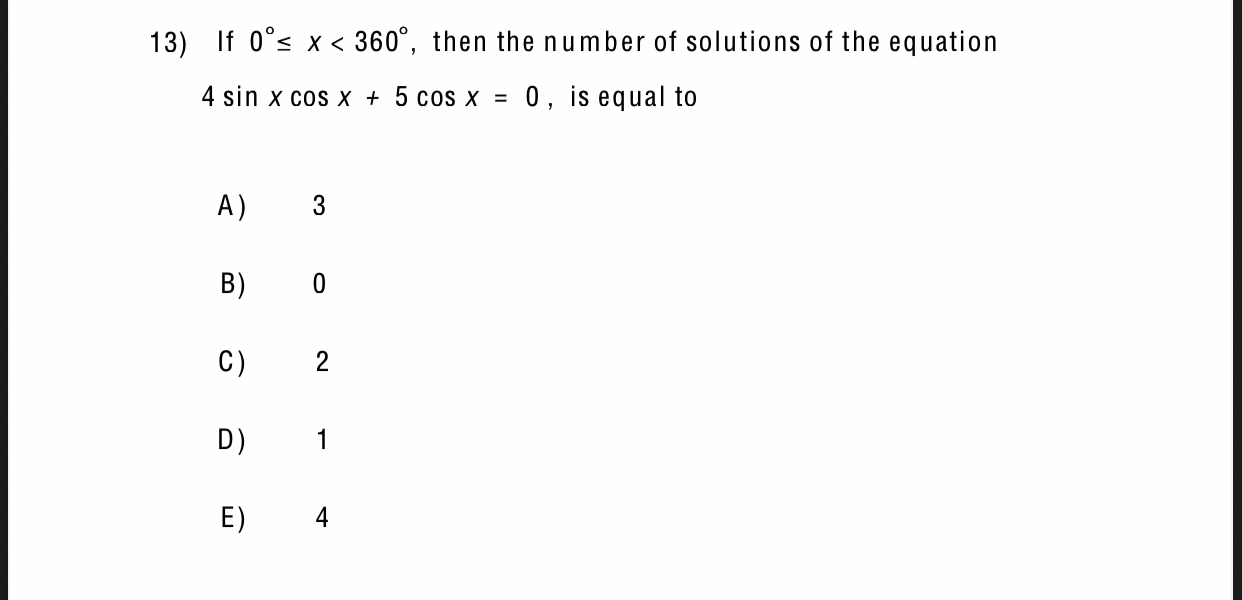 Solved If 0°≤x
