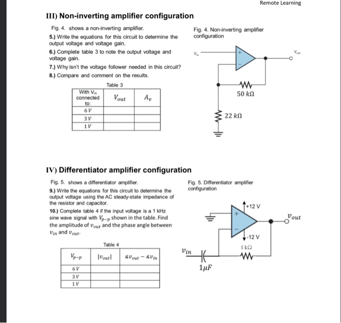 Solved 1) Voltage Follower Fig. 2. Voltage Follower A | Chegg.com