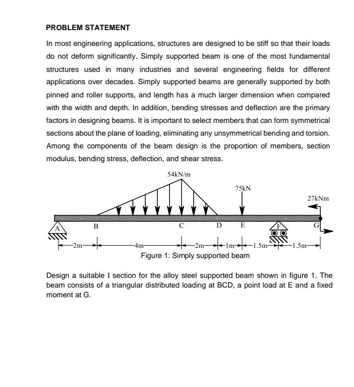 Solved PROBLEM STATEMENT In most engineering applications, | Chegg.com