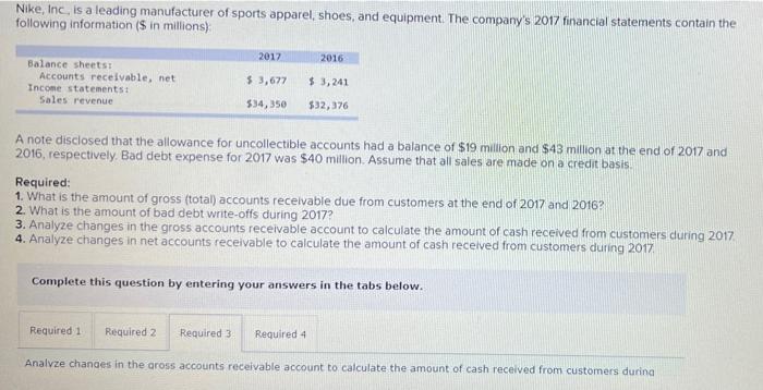 Nike income statement clearance 2017