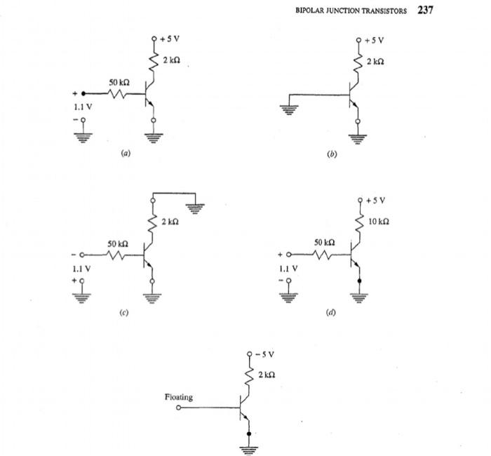 8.7 Consider two bipolar junction transistors, an npn | Chegg.com
