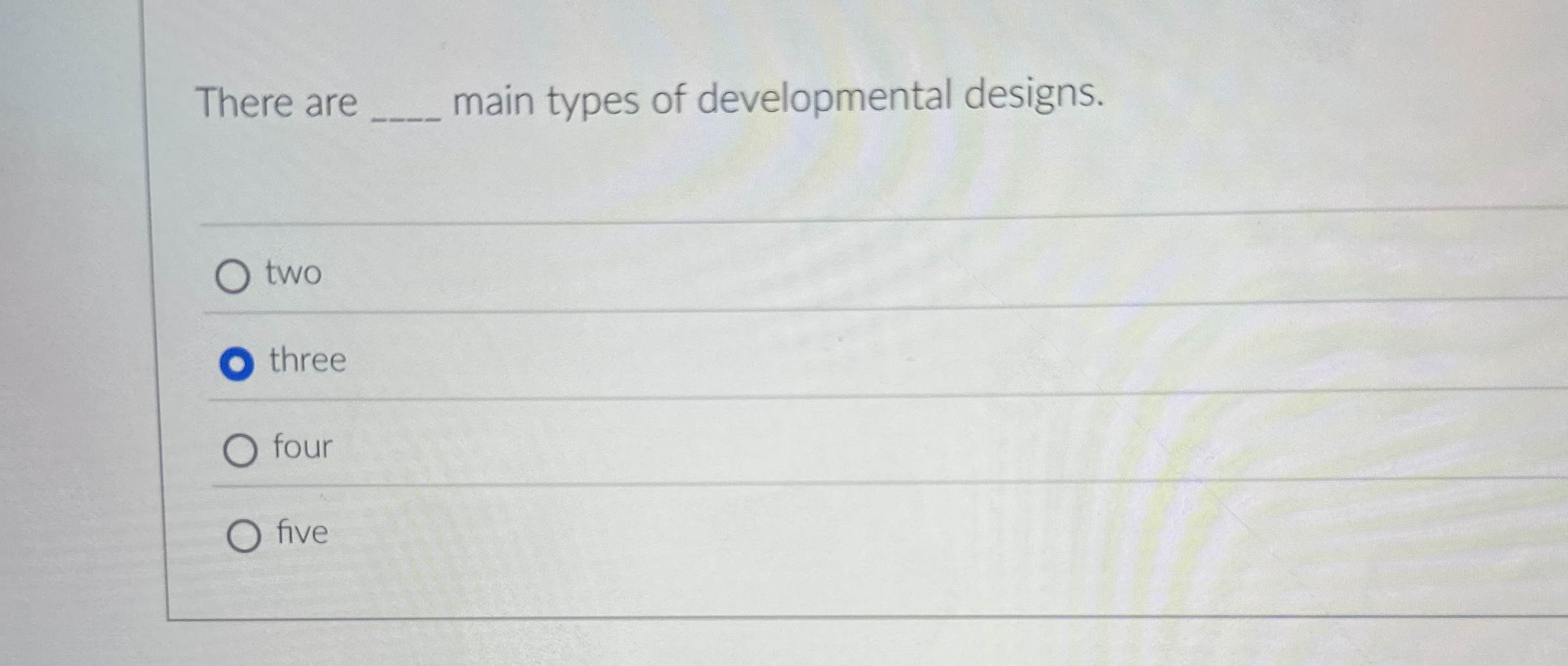 High Quality SOLUTION There are main types of developmental | Chegg.com
