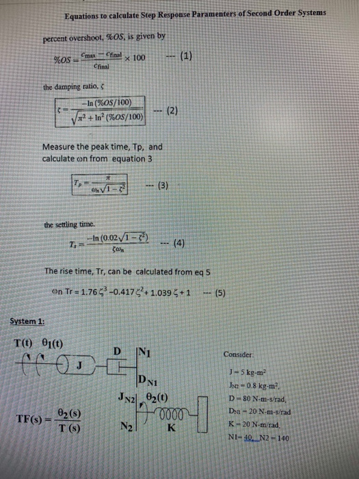 Solved For each of the systems given below, 1) Find the | Chegg.com