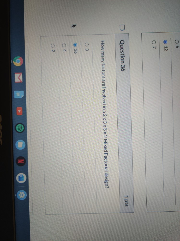 Solved how many factors are involved in a 2 × 3 × 3 ×2 mixed