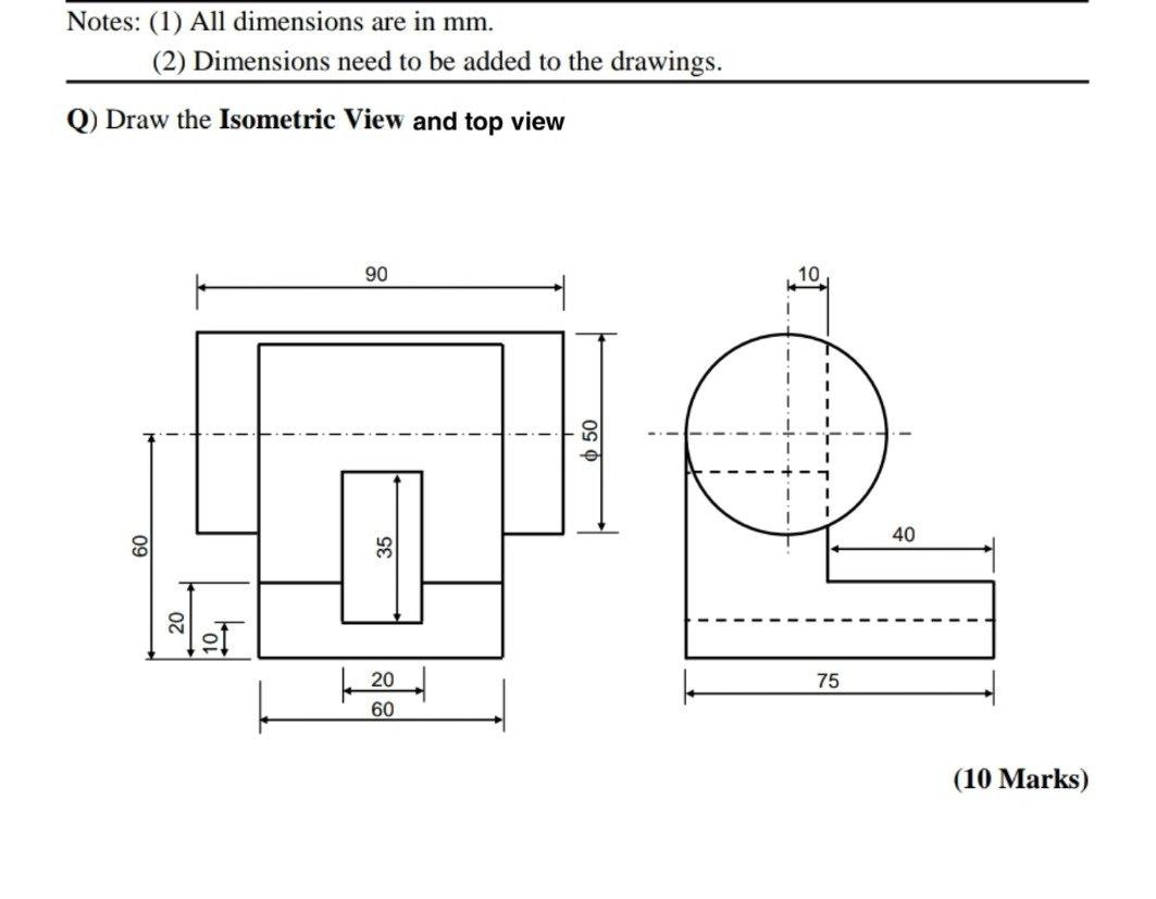 Notes: (1) All dimensions are in mm. (2) Dimensions | Chegg.com