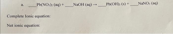 how to balance an ionic equation