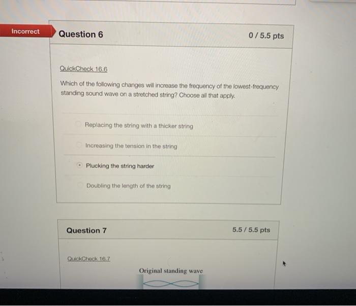 Solved QuickCheck 16.3 Two waves on a string are moving | Chegg.com