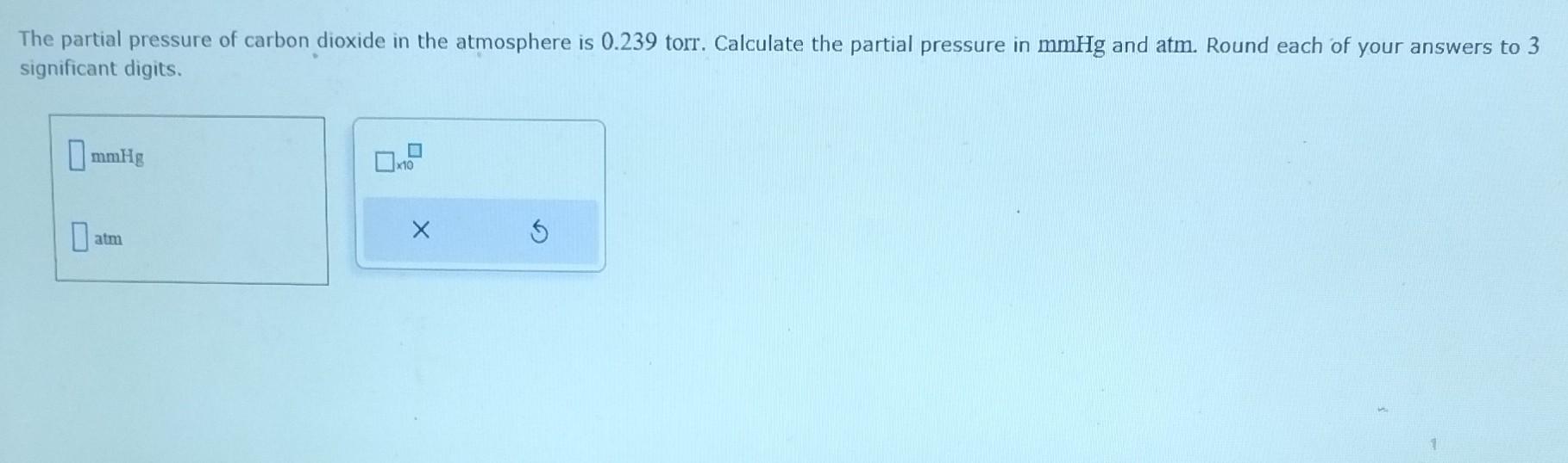 Solved The partial pressure of carbon dioxide in the | Chegg.com