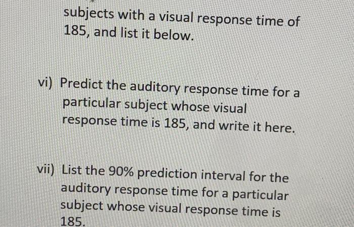 Solved 6. In a study of reaction times, the time to respond | Chegg.com