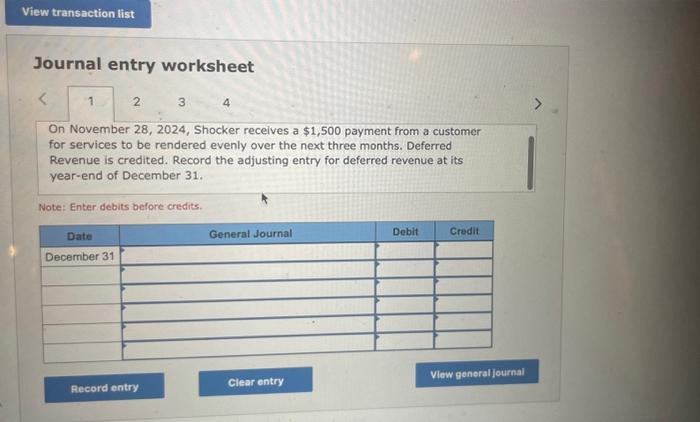 Solved Consider The Following Situations For Shocker: 1. On | Chegg.com