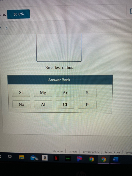 Solved Arrange the elements according to atomic radius. | Chegg.com