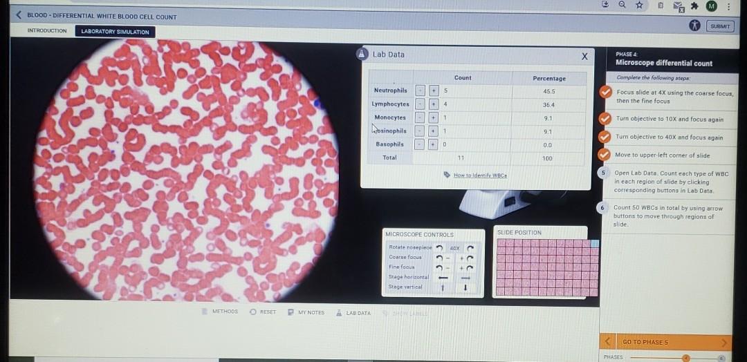 M M м Blood Differential White Blood Cell Count