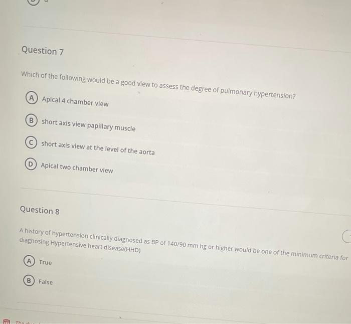 Solved Question 11 Pulmonary hypertension is characterized | Chegg.com