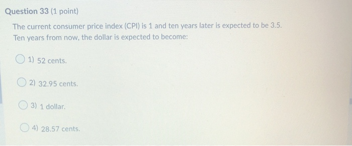 Solved Question 15 (1 point) Which one of the following is | Chegg.com
