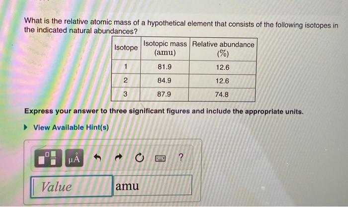 Average atomic mass worksheet with answers image