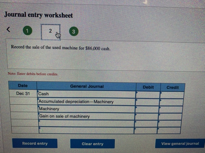Solved 3. Prepare journal entries to record the machine&rsquo;s | Chegg.com