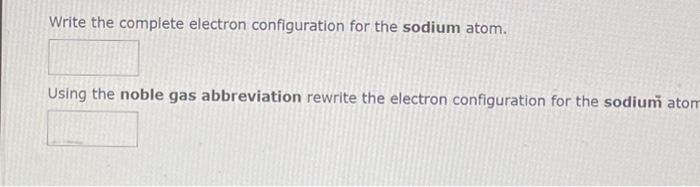 Solved Write the complete electron configuration for the | Chegg.com