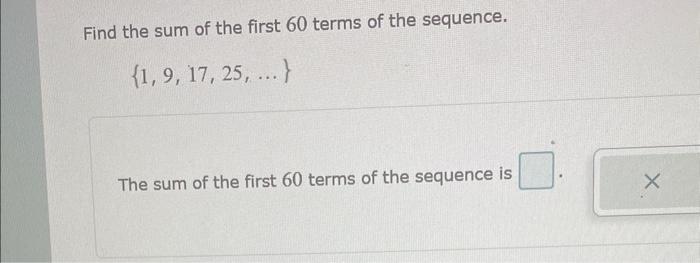find the sum of the first 60 terms of the arithmetic sequence