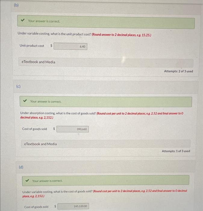 Solved Current Attempt in Progress The following data was | Chegg.com