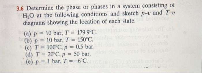 Solved 3.6 Determine the phase or phases in a system | Chegg.com