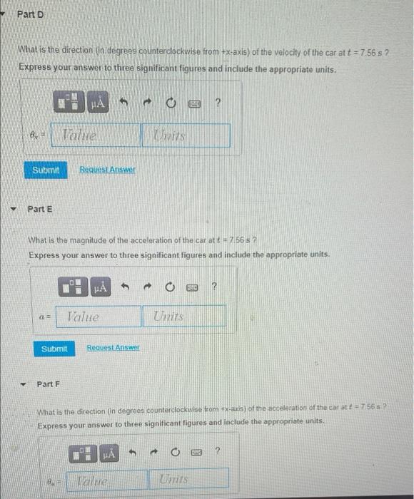 Solved A remotecontrolled car is moving in a vacant parking