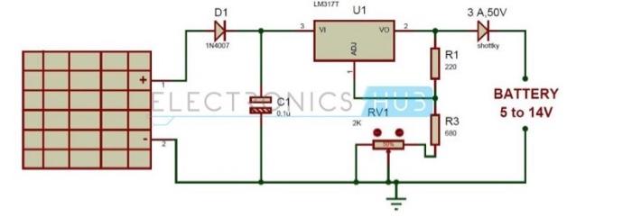 Solved design a solar battery charger circuit similar to Circuit Diagram