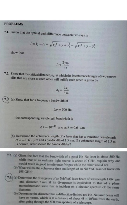 Solved Problem 1 Solve problem 7.3 from the text book (a). | Chegg.com