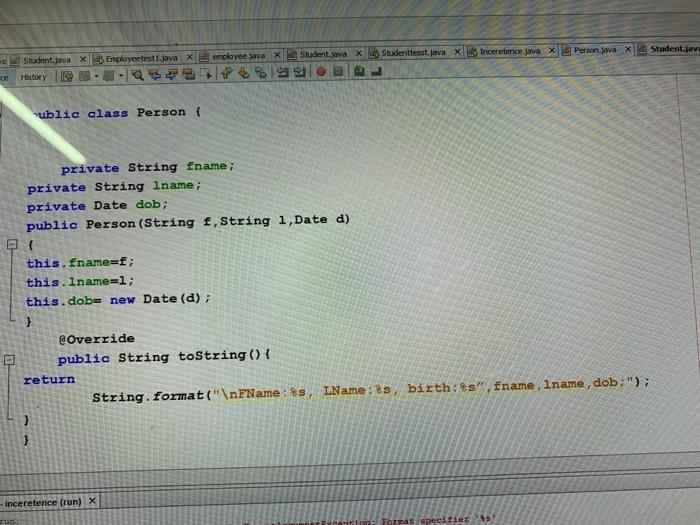 Solved import java.util. Formatter; public class Inceretence | Chegg.com