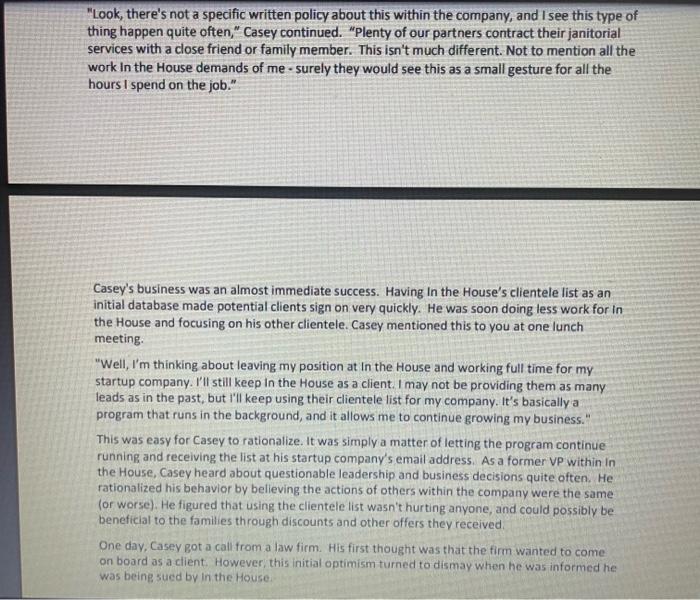 Solved The purpose of this exercise is to explore ethics and | Chegg.com