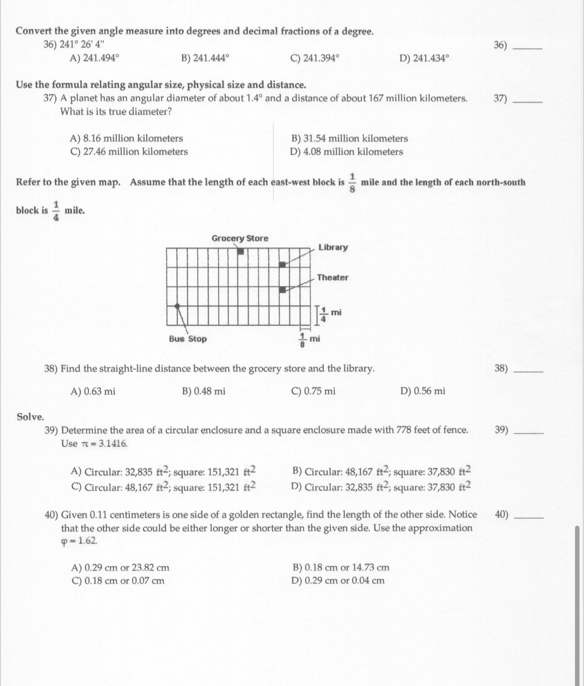 Solved Convert the given angle measure into degrees and | Chegg.com