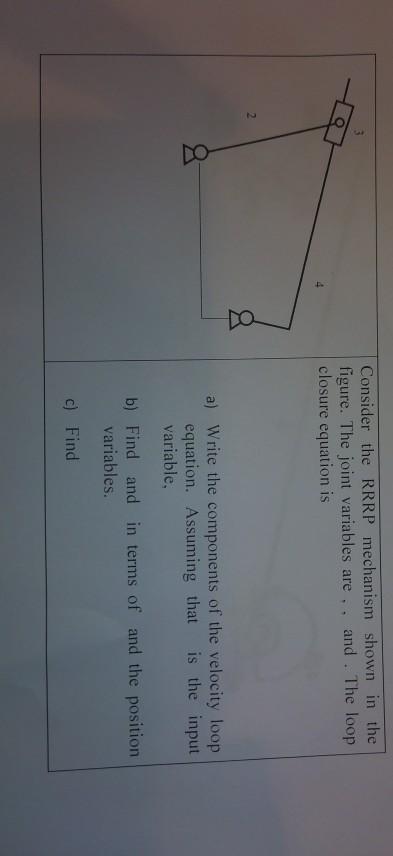 Consider the RRRP mechanism shown in the figure. The | Chegg.com