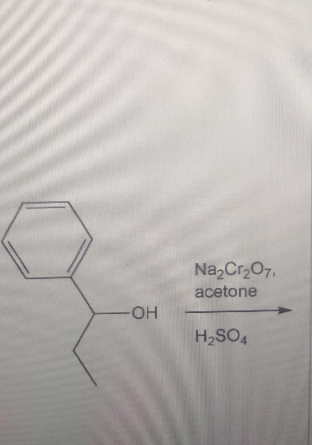 Solved Na2Cr2O7 acetone -OH H2SO4 K,Cr2017 ОН H2SO4 | Chegg.com