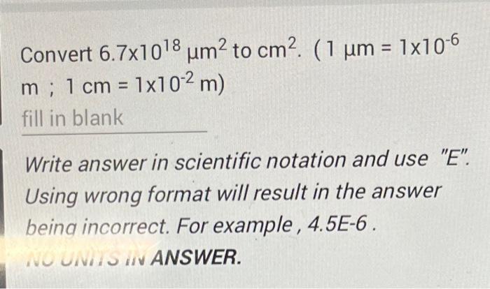 1 cm is equal to 10 to the power minus 2 m