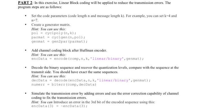 Solved This Is A Matlab Assignment Please Red The