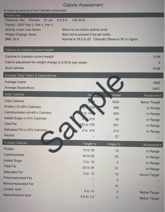 Solved What is your personal RDA for protein, in terms of | Chegg.com