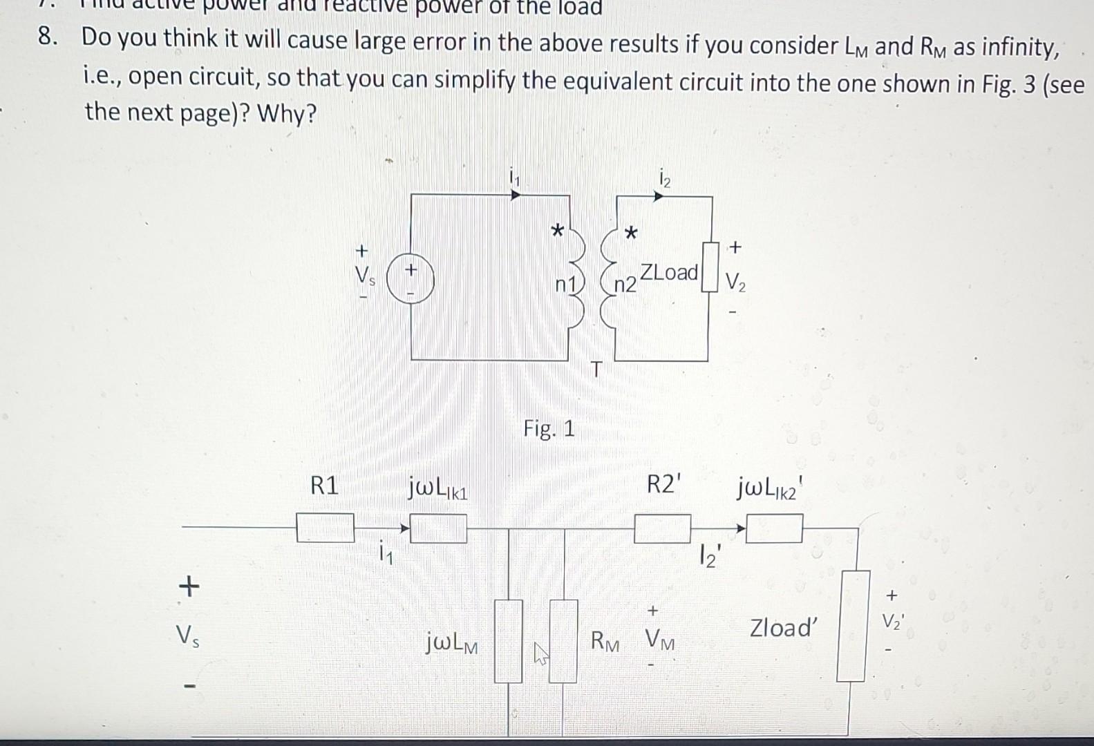 8. Do you think it will cause large error in the above results if you consider \( L_{M} \) and \( R_{M} \) as infinity, i.e.,