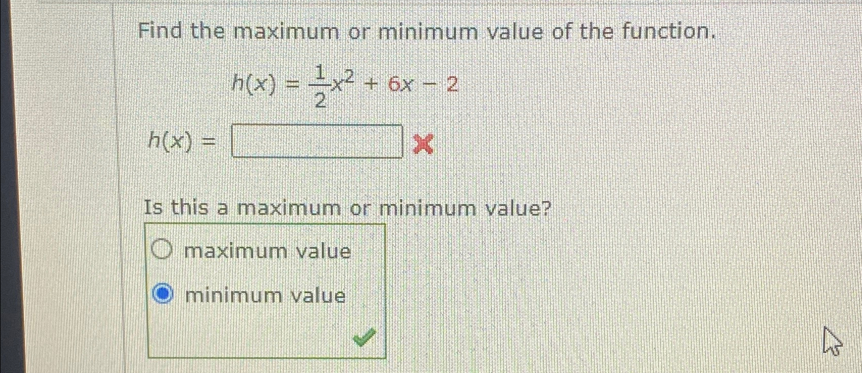 find the maximum and minimum value of h x sin 2x 5