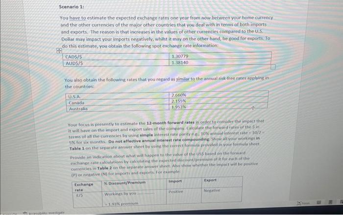 Solved d. Calculate the exchange rates that will apply if | Chegg.com