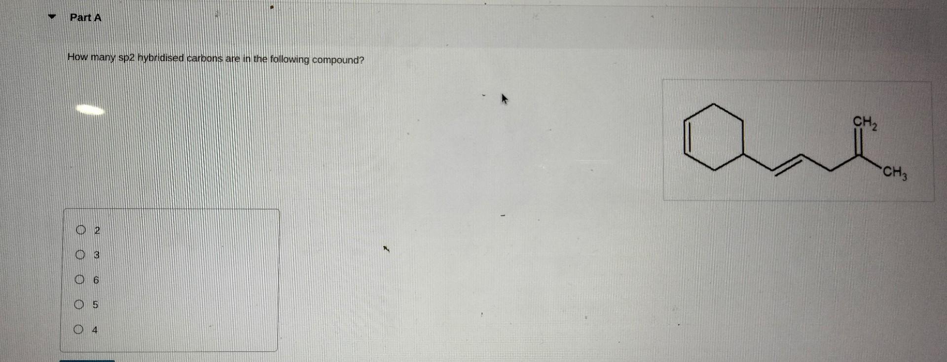 Solved How many sp, sp2, and sp3 hybridized carbons are in | Chegg.com