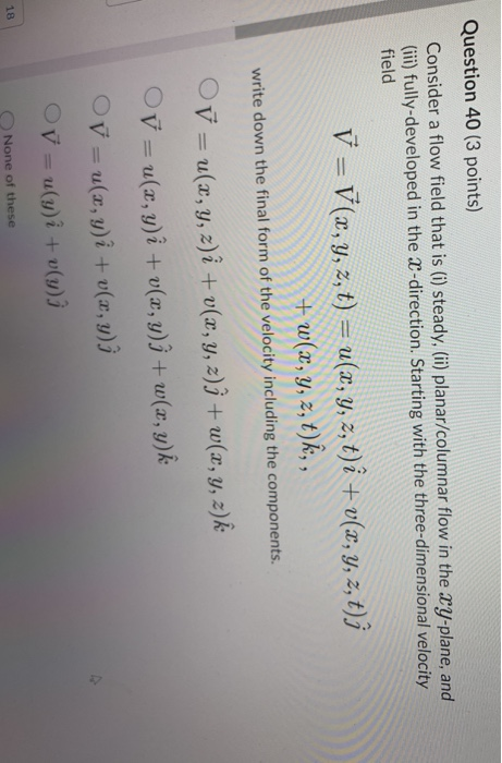 Solved Question 36 3 Points Use The Definition Of The V Chegg Com