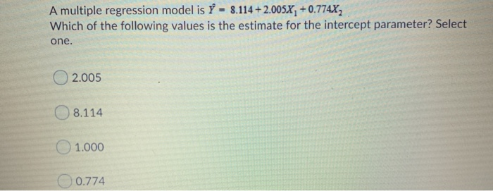 Solved Consider the following multiple regression model. | Chegg.com