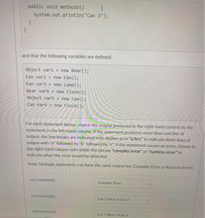 Solved Consider the following classes: public class clock | Chegg.com