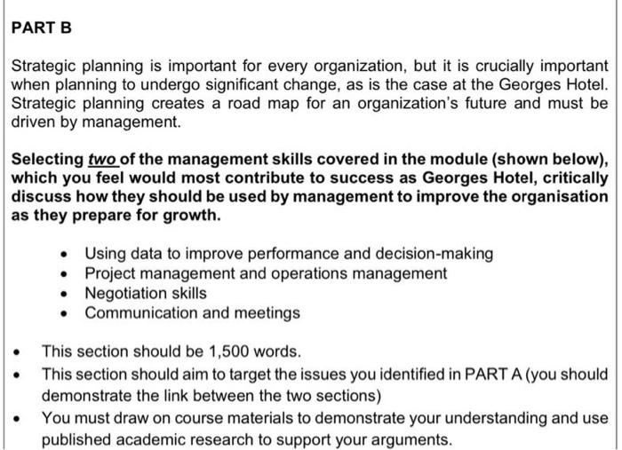 Solved Below is a case study. You need to answer part B. For | Chegg.com