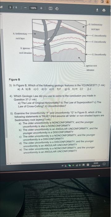 Solved Laboratory 08 Geologlo Time Part 1 Ab Activity 8 3 Chegg Com